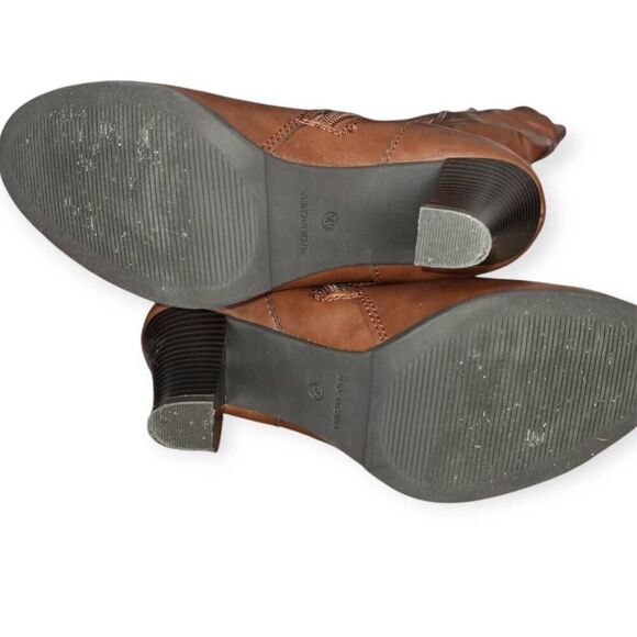 STYLE & CO. COGNAC RUDYY BOOTS SZ.6.5 NWOT. - Picture 5 of 8